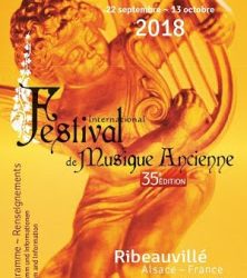 Opus festival de Musique Ancienne de Ribeauvillé 2018