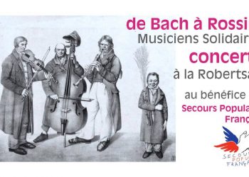 Week-end de musique solidaire au profit du Secours populaire les 25,26, et 27 septembre .